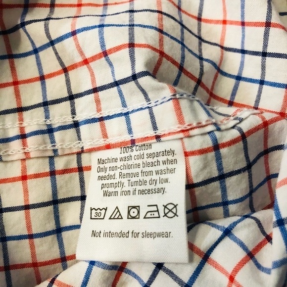 JANIE AND JACK - BOYS SZ 6-12MOS PLAID BUTTON DOWN - Picture 3 of 8